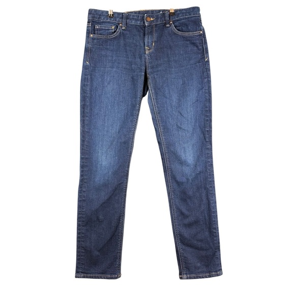 EUC GAP 1969 Women's Dark Indigo Real Straight Leg Jeans 30R - Picture 2 of 13